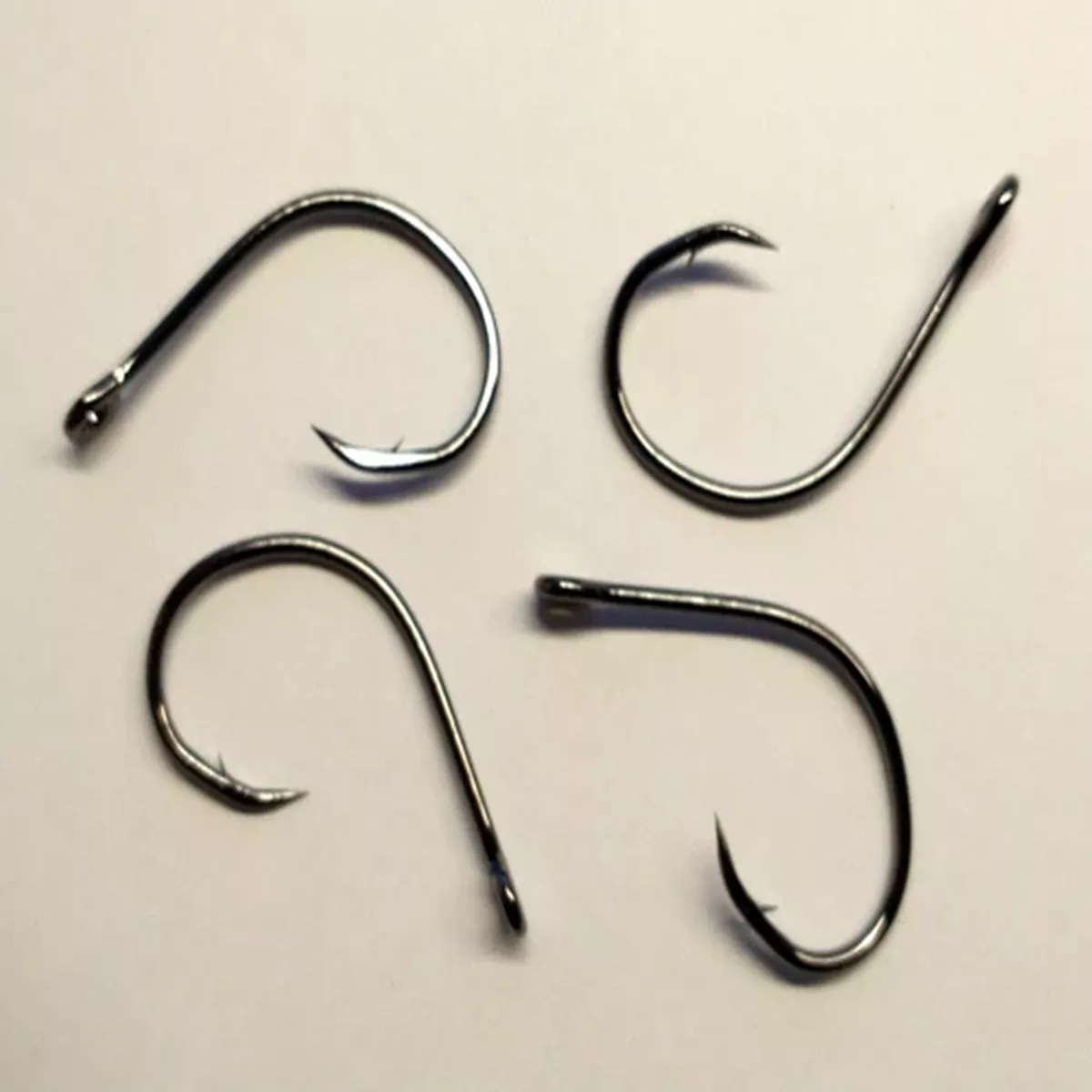 (100) Eagle Claw Lazer Circle Sea hooks (Size 6/0) Black (L197BK) BULK