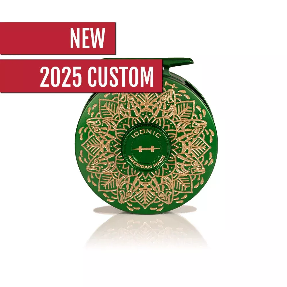 2025 Custom Artist Collaboration Reel-Drew Wilson Hatch Iconic Fly Reel 5 Plus