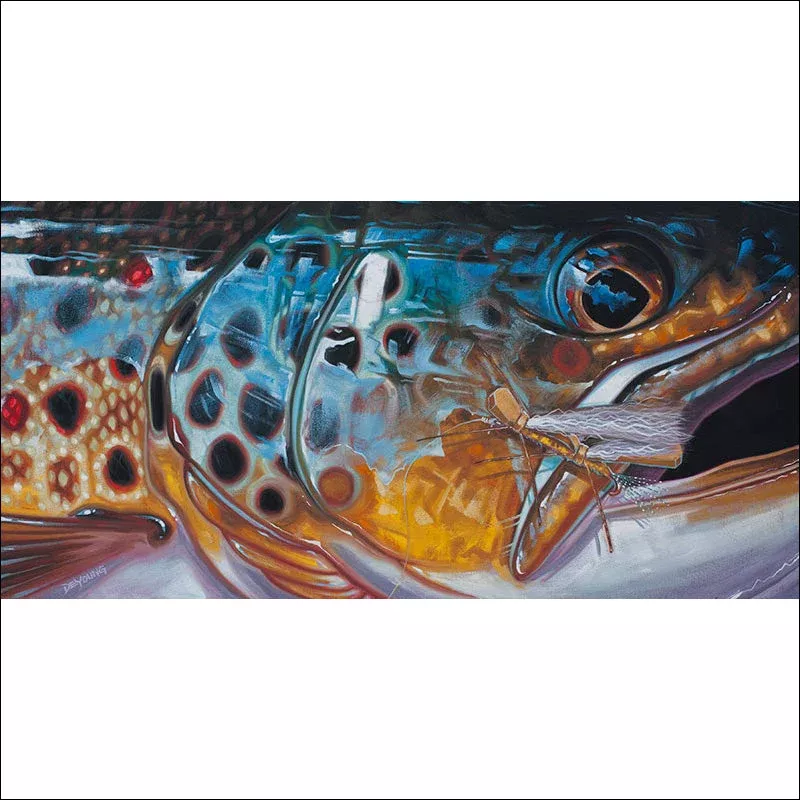 DeYoung Print – Abstract Brown – Chubby