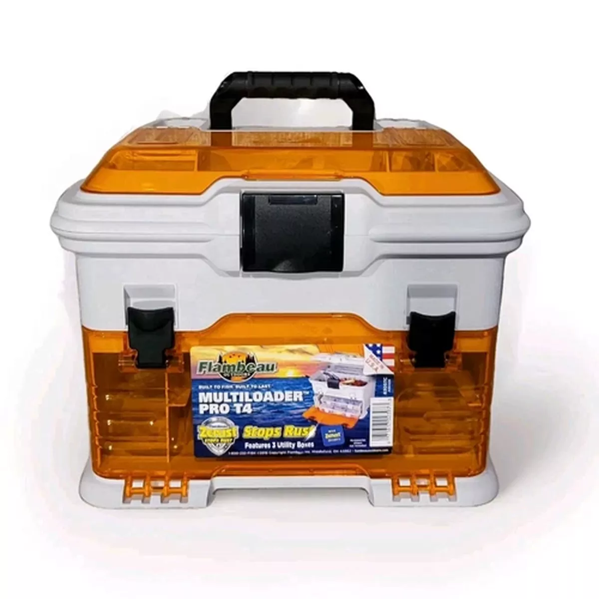 @ Flambeau Outdoors T4P Pro Multi Loader, Fishing Tackle Box, Plastic