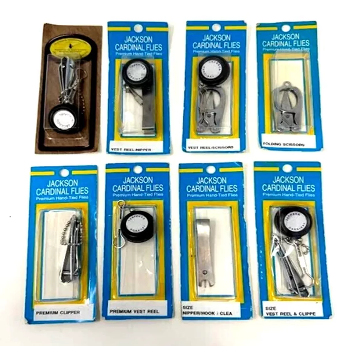 * JACKSON CARDINAL FLIES * MIXED LOT OF 8 PCS ‘ MISC FISHING ACCESSORIES