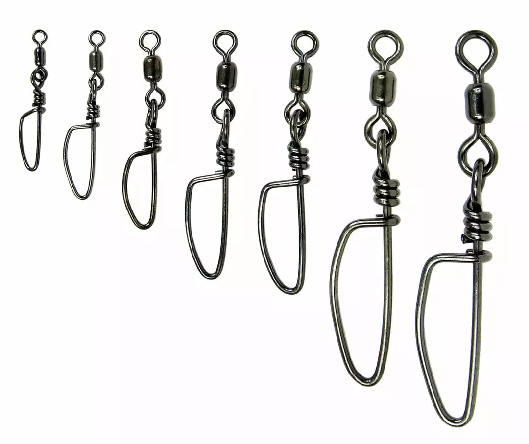 KROK Stainless Steel Snap Swivels Terminal Tackle