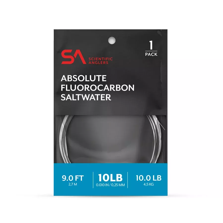 Scientific Anglers Absolute Fluorocarbon Saltwater Leader 9′