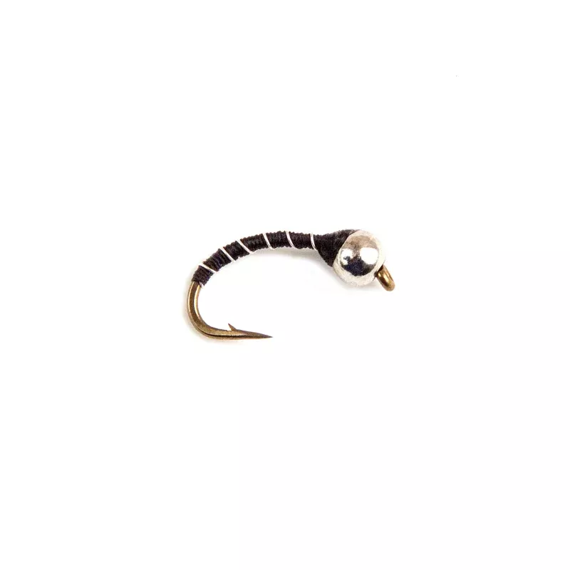 Zebra Midge Black Tungsten Beadhead