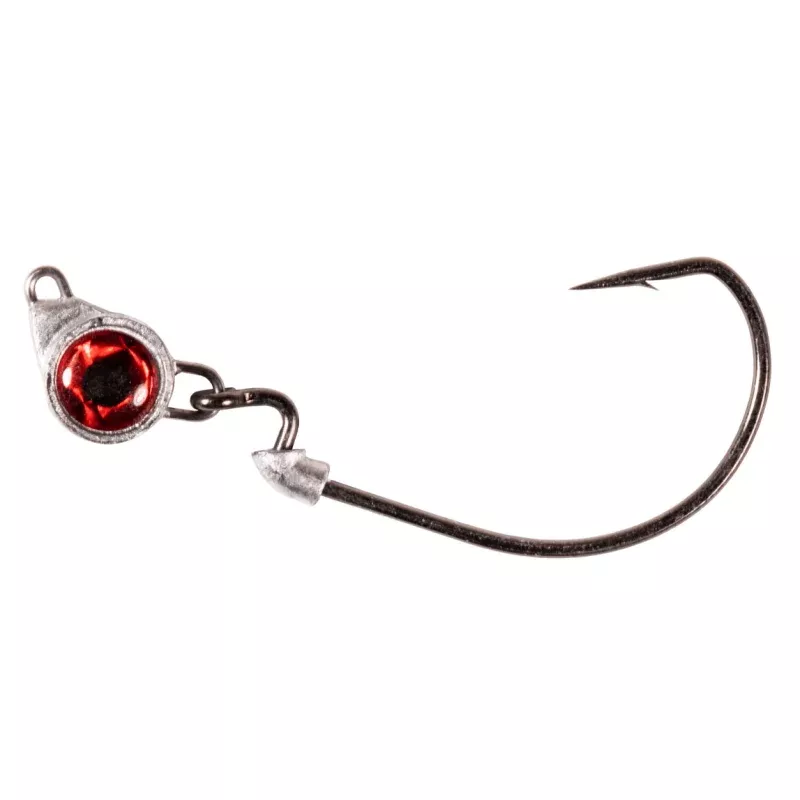 ZMan Texas Eye TeXL Jig Heads | Red | 14 Gm | 1/2 Oz | 2 Pcs Per Pack |